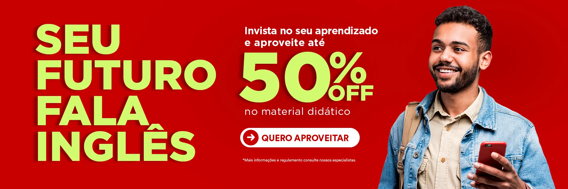 Seu futuro fala inglês — campanha CNA